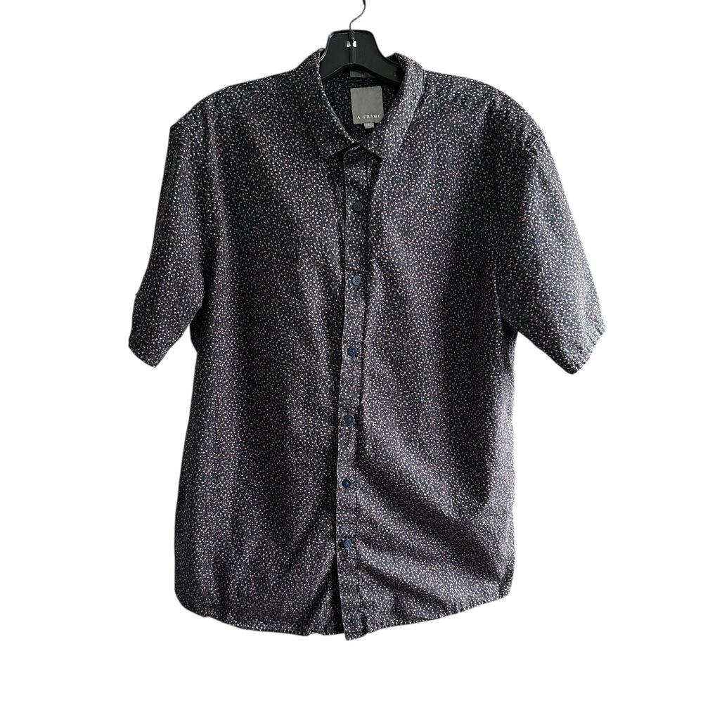 A Frame Multicolor Slim Fit Men Shirt Size Large | 71-29